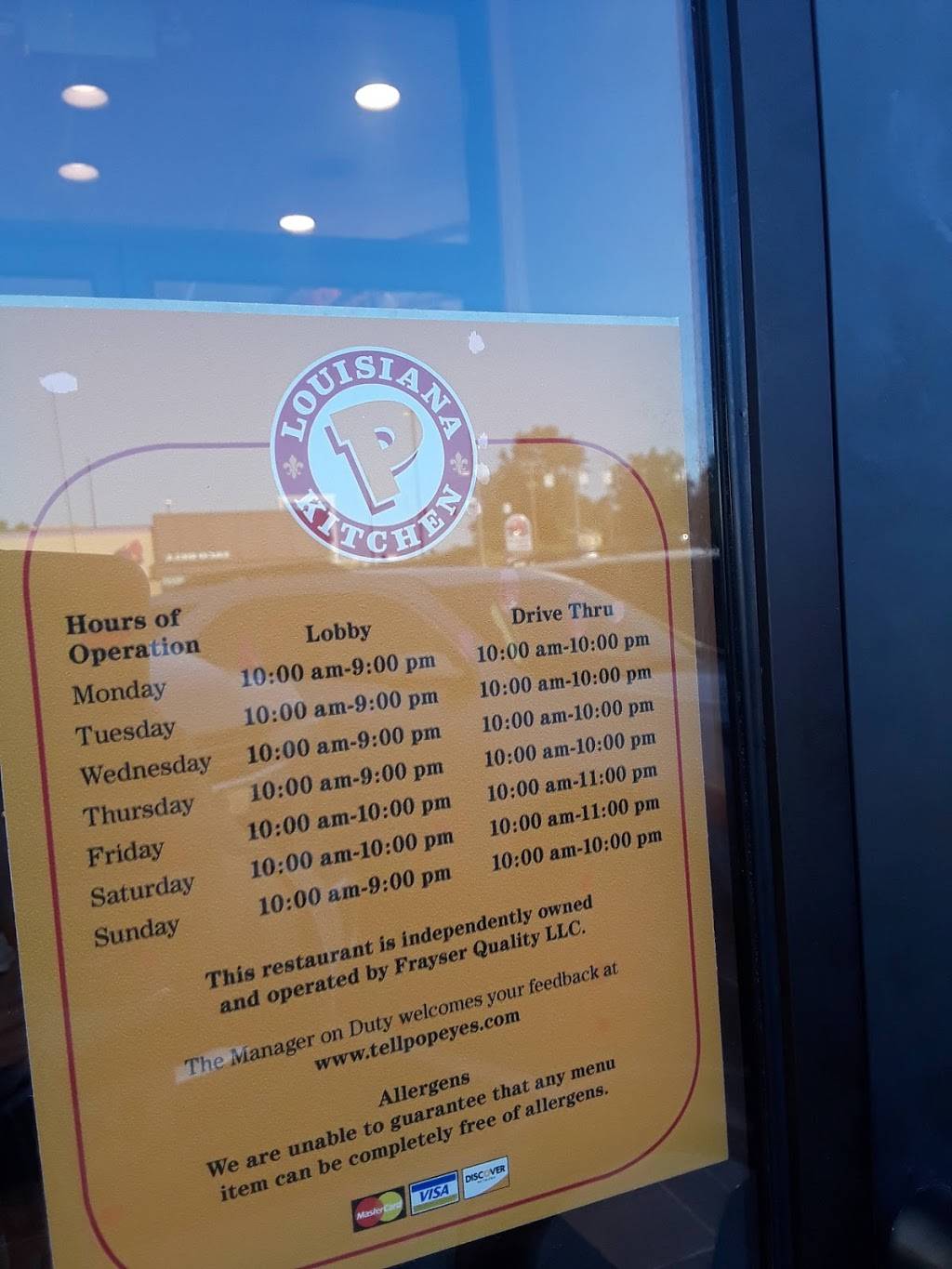 Popeyes Louisiana Kitchen | restaurant | 1639 S, IN-56, Salem, IN 47167, USA | 8128964683 OR +1 812-896-4683