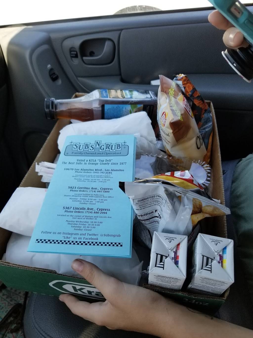 Subs N Grub | restaurant | 5923 W Cerritos Ave, Cypress, CA 90630, USA | 7149955800 OR +1 714-995-5800
