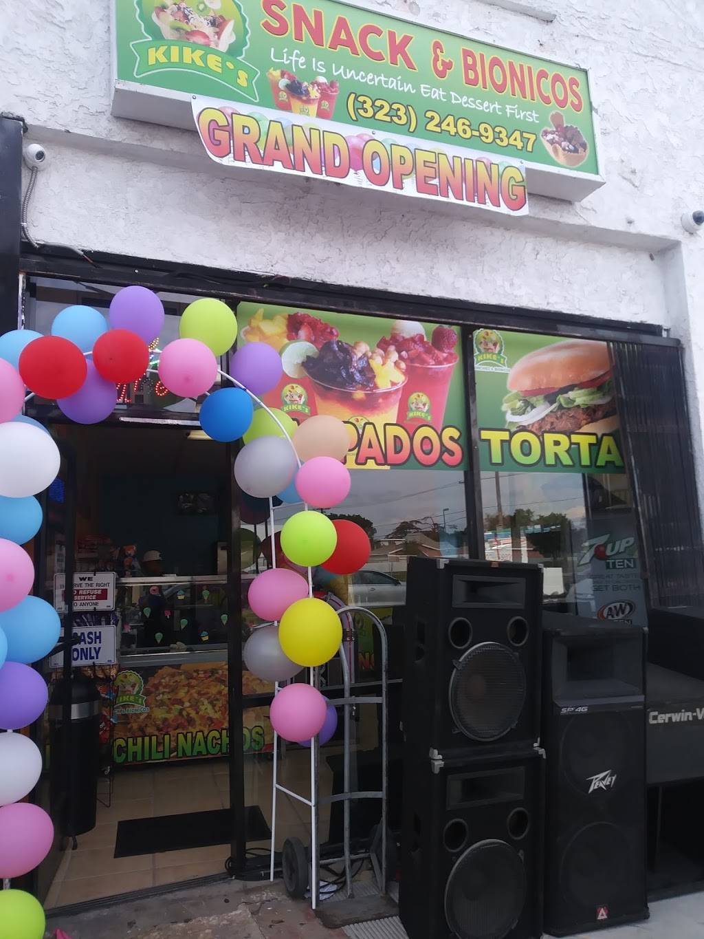 Bionicos Kike | meal takeaway | 8101 Long Beach Blvd suite H, South Gate, CA 90280, USA | 3232469347 OR +1 323-246-9347