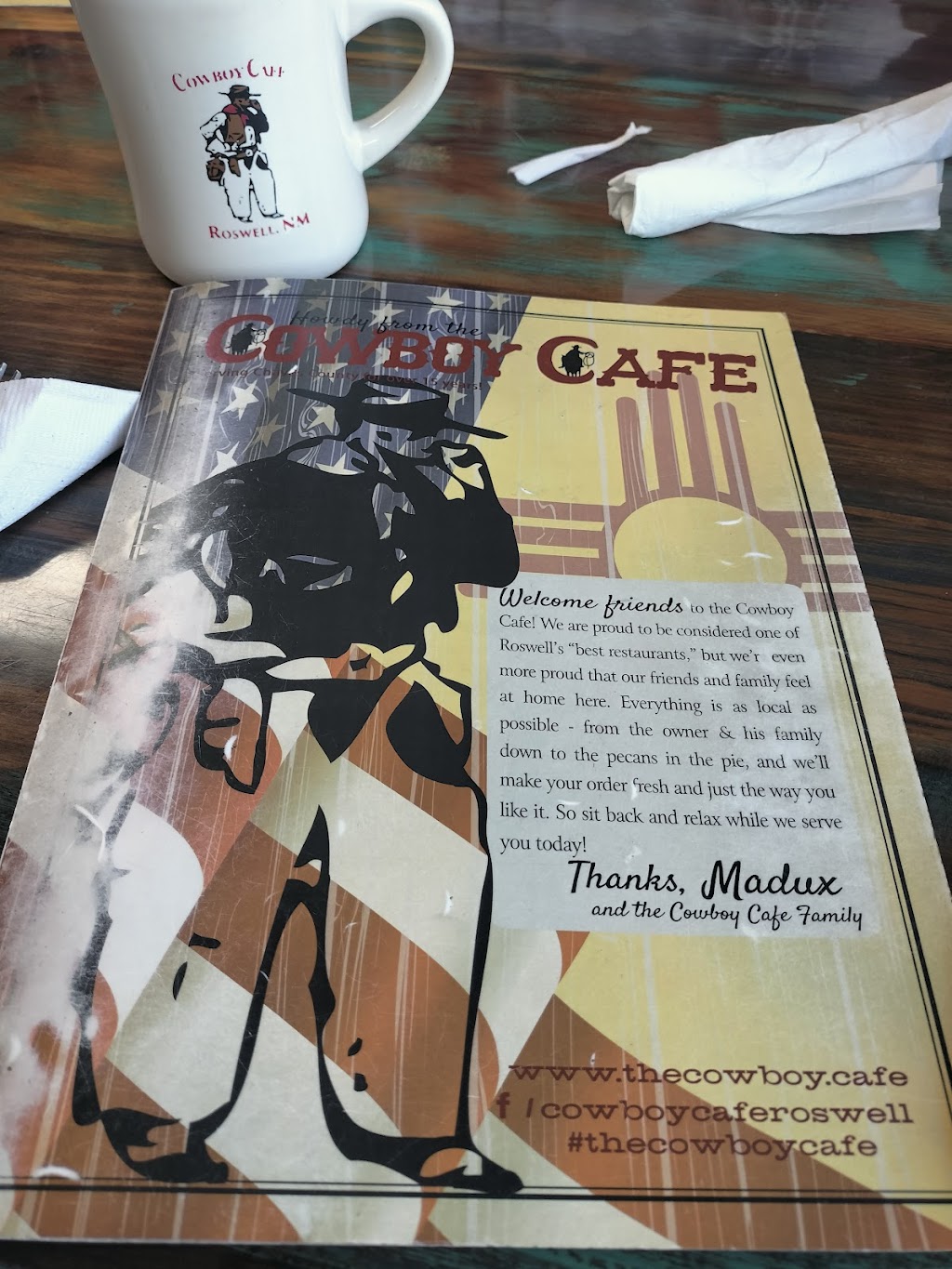 Cowboy Cafe | restaurant | 1120 E 2nd St, Roswell, NM 88201, USA | 5756226363 OR +1 575-622-6363
