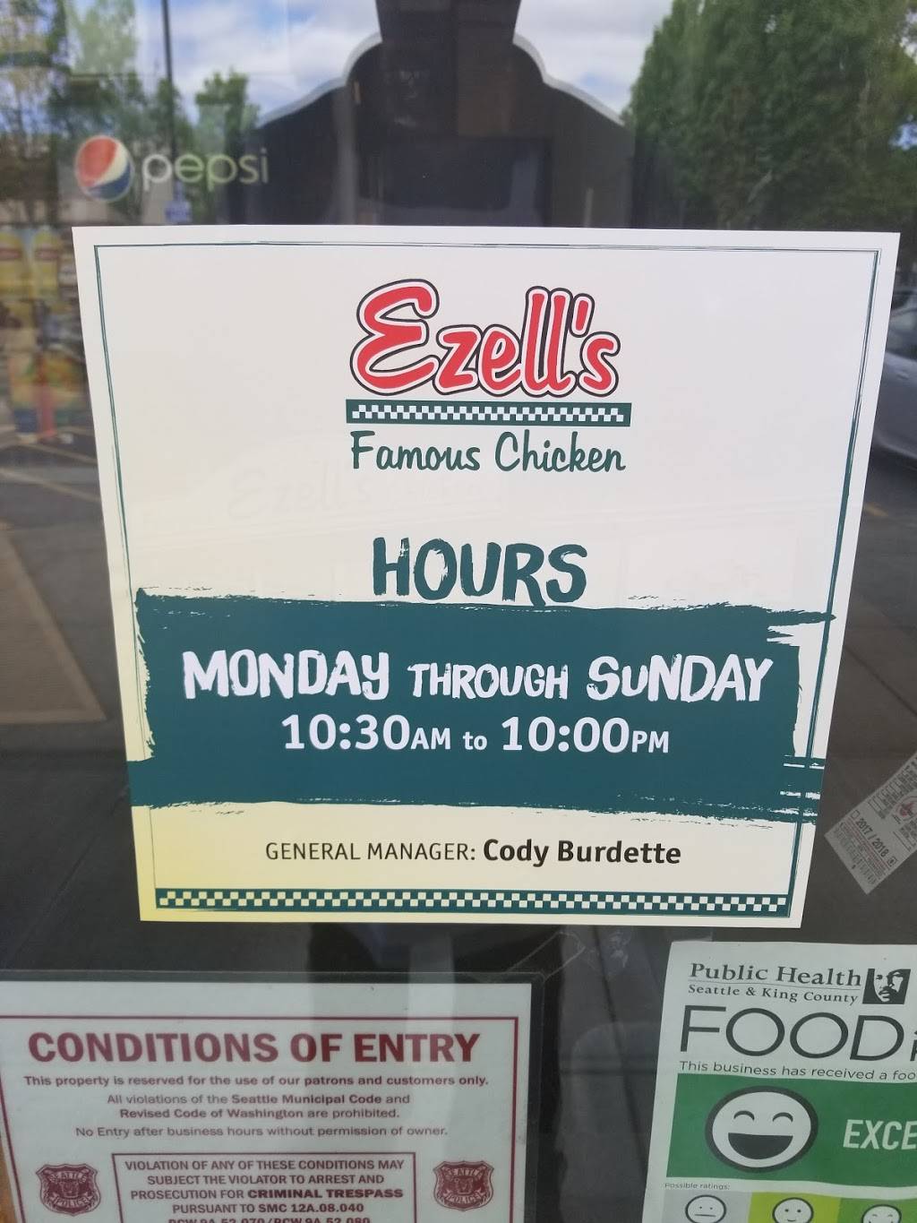 Ezells Famous Chicken | restaurant | 4436 Rainier Ave S, Seattle, WA 98118, USA | 2066863772 OR +1 206-686-3772