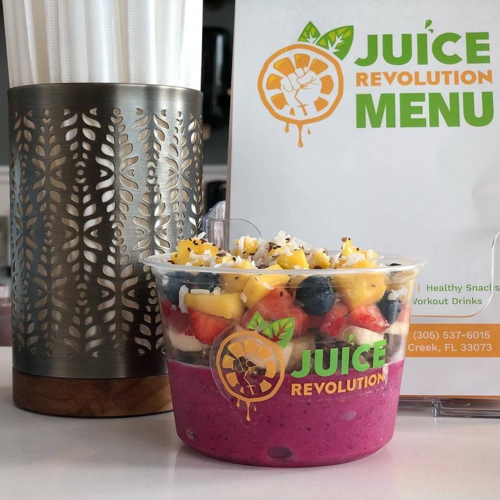 Juice Revolution | restaurant | 6814 FL-7, Coconut Creek, FL 33073, USA | 3055376015 OR +1 305-537-6015