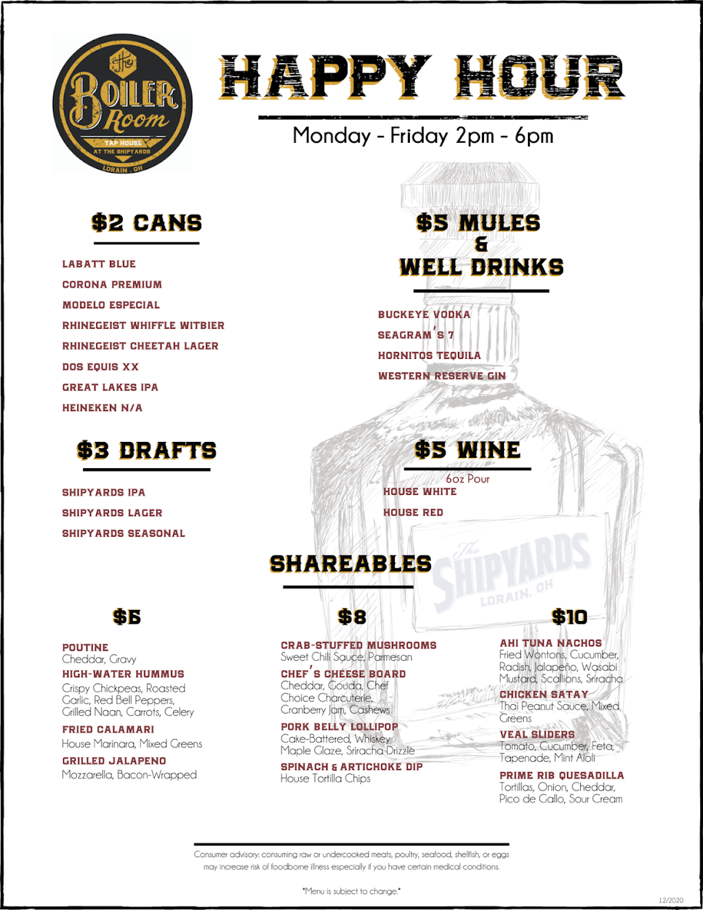 The Boiler Room Taphouse | restaurant | 500 Shipyard Way, Lorain, OH 44052, USA | 4403438481 OR +1 440-343-8481