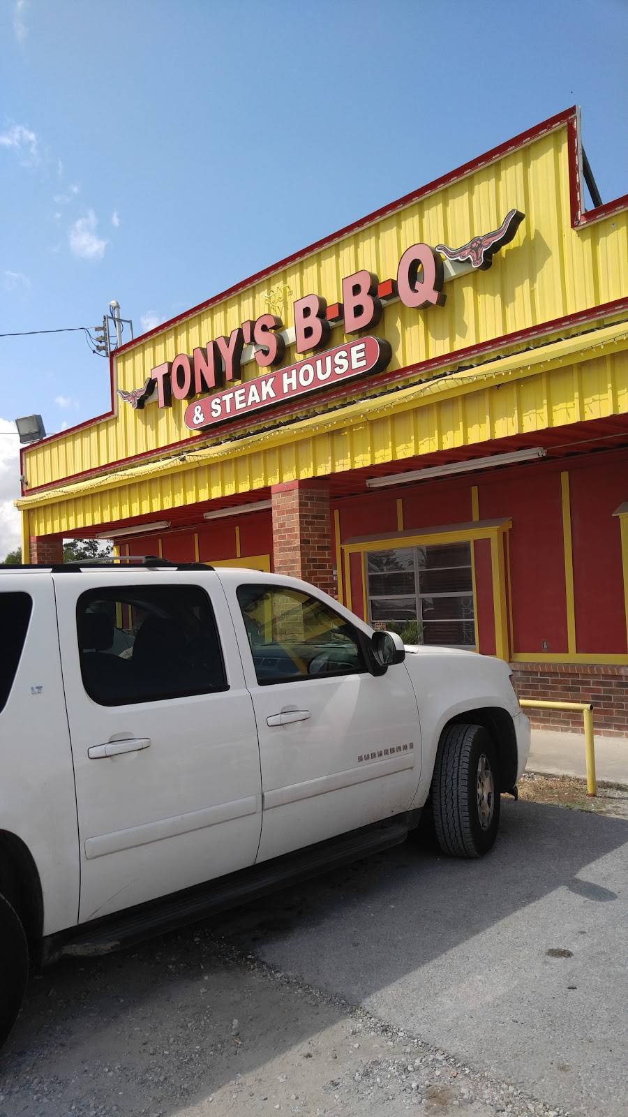 Tonys Barbecue & Steakhouse | restaurant | 1223 Sheldon Rd, Channelview, TX 77530, USA | 2818620087 OR +1 281-862-0087