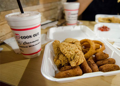 Cook Out | restaurant | 150 N Lincoln Ave, Jonesborough, TN 37659, USA | 8665470011 OR +1 866-547-0011