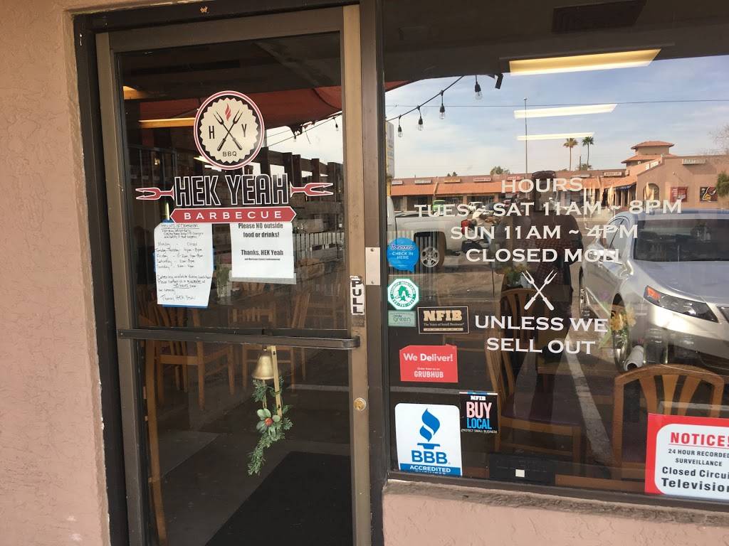 HEK Yeah BBQ | restaurant | 15044 Cave Creek Road #6, Phoenix, AZ 85032, USA | 6026268404 OR +1 602-626-8404