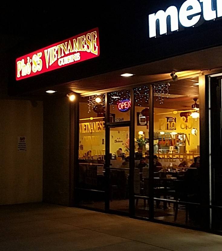 Pho 85 Vietnamese Chinese Restaurant | restaurant | 57075 Twentynine Palms Highway, Yucca Valley, CA 92284, USA | 7603699566 OR +1 760-369-9566