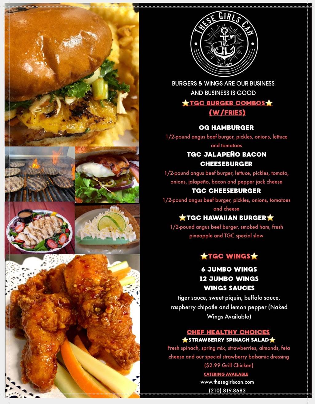 These Girls Can | restaurant | 13150 Turkey Feather, San Antonio, TX 78233, USA | 2108198683 OR +1 210-819-8683