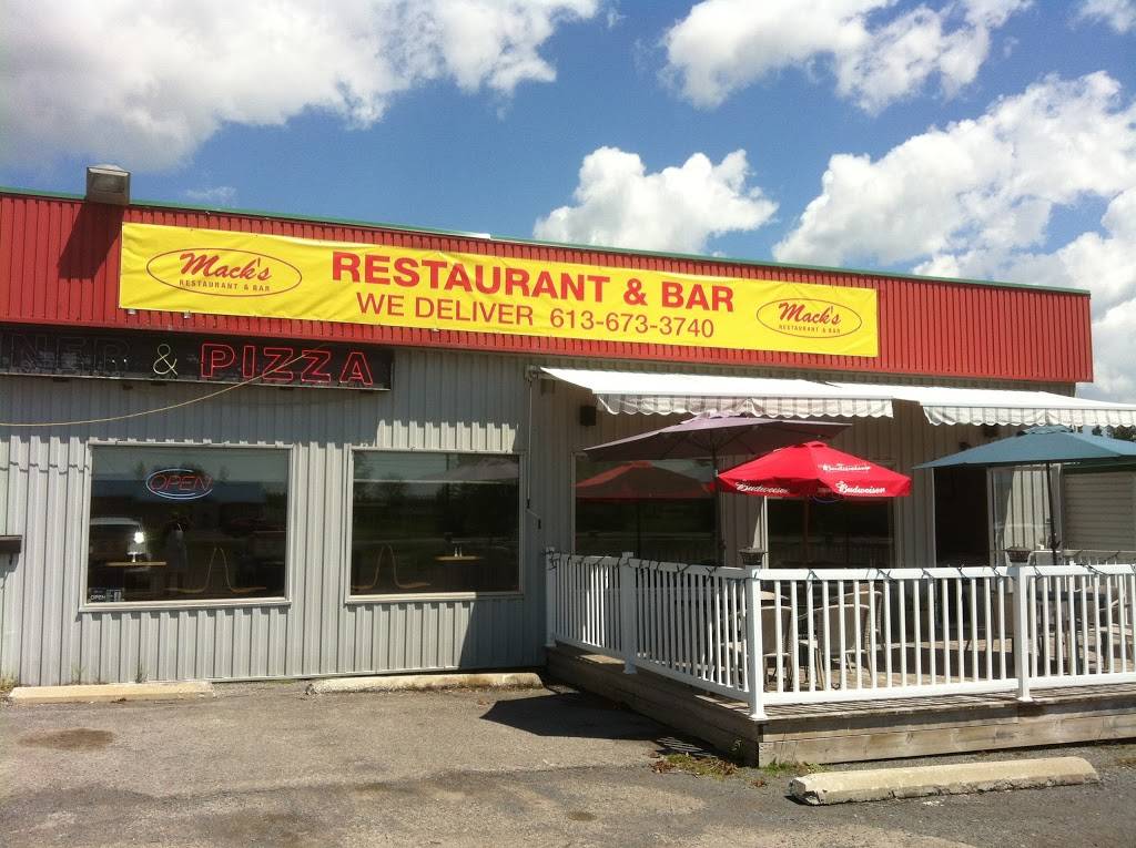 Macks Pizza & Diner | restaurant | 7204 County Rd 17, Wendover, ON K0A 3K0, Canada | 6136733740 OR +1 613-673-3740
