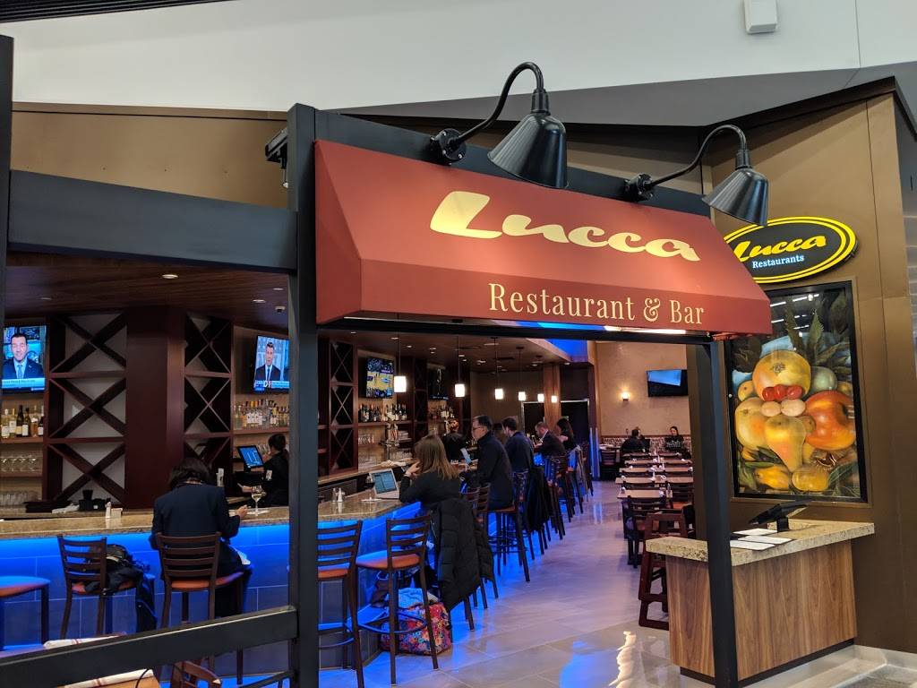 Lucca Restaurant & Bar | restaurant | Logan Airport Terminal B, Boston, MA 02128, USA | 8572562143 OR +1 857-256-2143