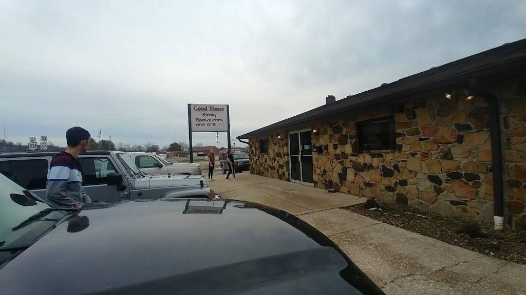 Good Times Family Restaurant & Grill | restaurant | 376 W, State Rd 46, Spencer, IN 47460, USA | 7655667388 OR +1 765-566-7388