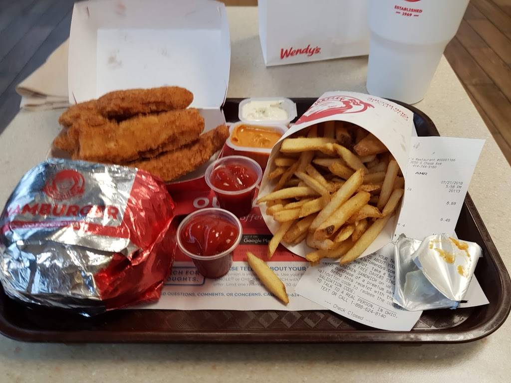 Wendys | restaurant | 3050 S Chase Ave, Milwaukee, WI 53207, USA | 4147449160 OR +1 414-744-9160