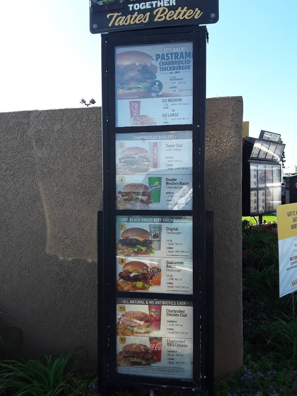 Carls Jr. | restaurant | 18976 Brookhurst St, Fountain Valley, CA 92708, USA | 7149650324 OR +1 714-965-0324