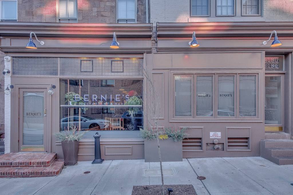 Bernies Restaurant & Bar - University City | restaurant | 3432 Sansom St, Philadelphia, PA 19104, USA | 2159216242 OR +1 215-921-6242
