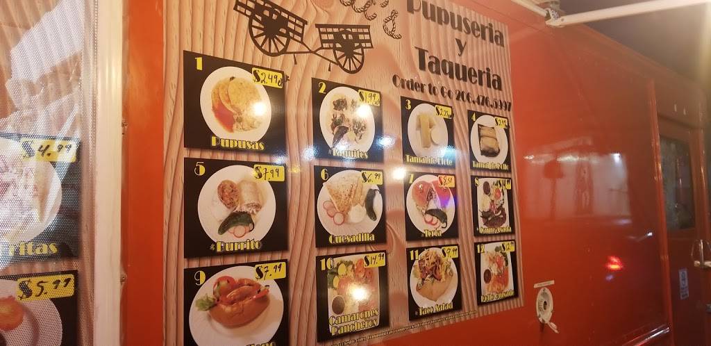 Carretas pupuseria y taqueria | restaurant | 1504 E Main Ave, Puyallup, WA 98372, USA | 2064765997 OR +1 206-476-5997