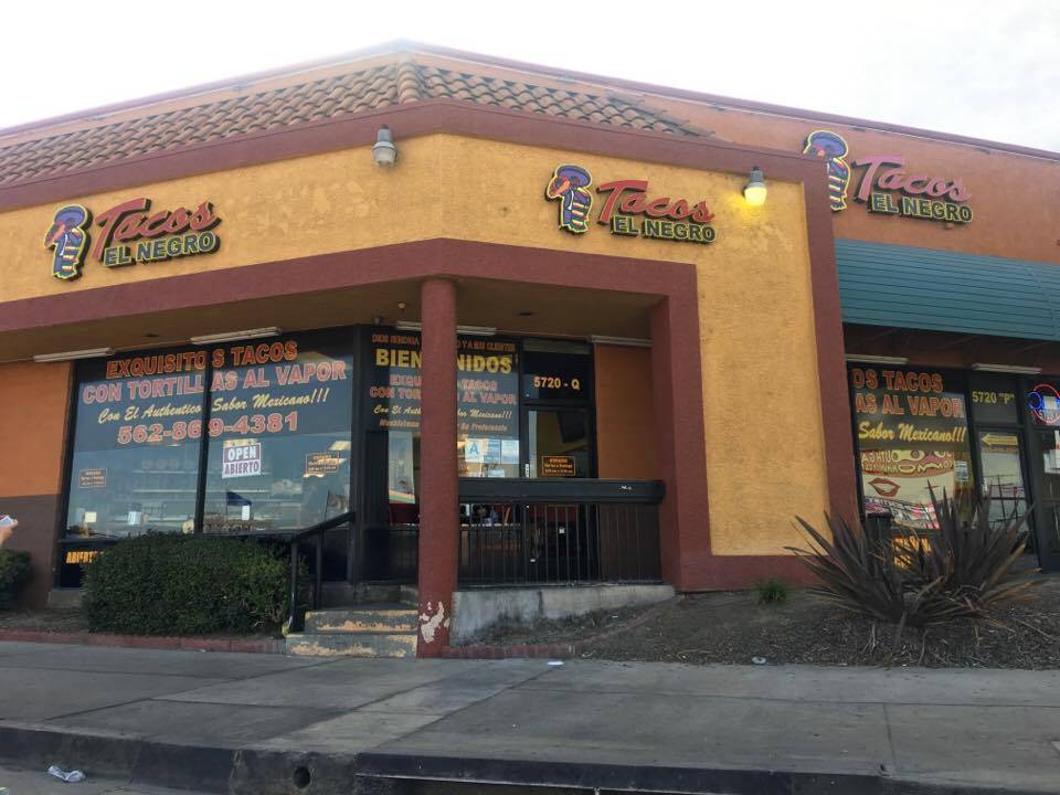 Tacos El Negro Southgate | restaurant | 5720 Imperial Hwy, South Gate, CA 90280, USA | 5628694381 OR +1 562-869-4381