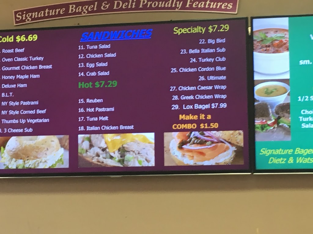 Signature Bagel & Deli | bakery | 332 W Valley Pkwy, Escondido, CA 92025, USA | 7608392226 OR +1 760-839-2226