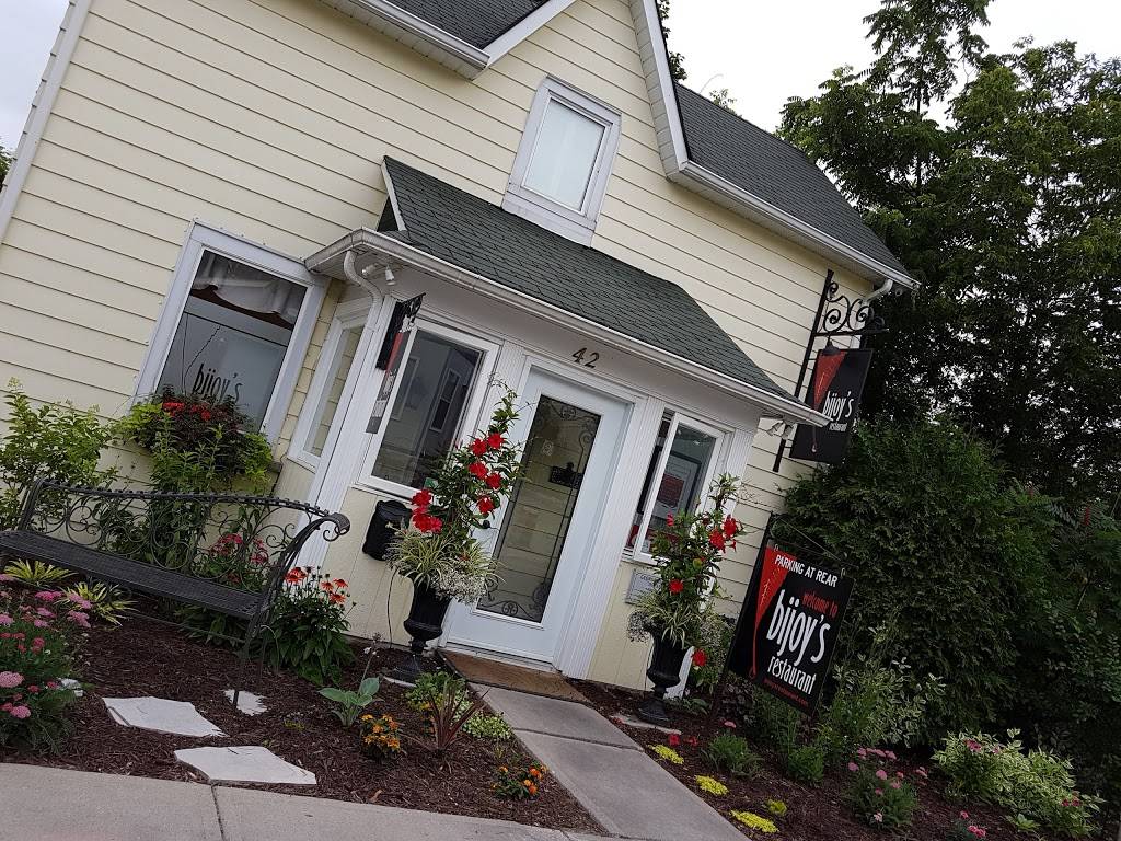 bijoys restaurant | restaurant | 42 Temperance St, Aurora, ON L4G 2P7, Canada | 9057277149 OR +1 905-727-7149