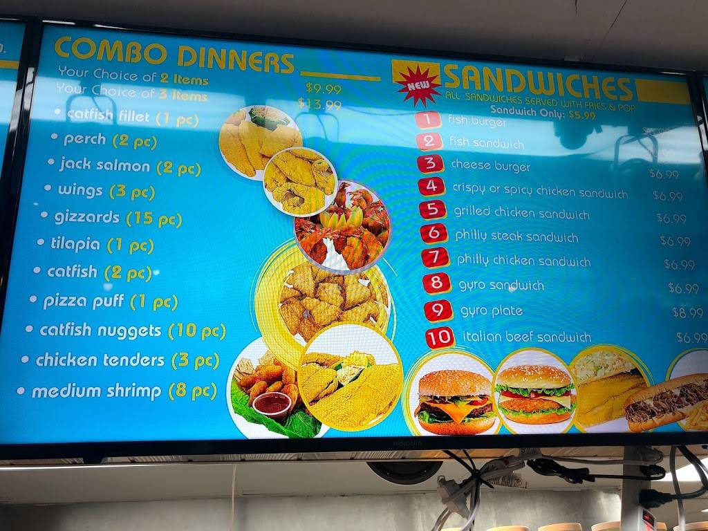 Sharks fish and Chicken | restaurant | 3400 169th St, Hammond, IN 46323, USA | 2199377590 OR +1 219-937-7590