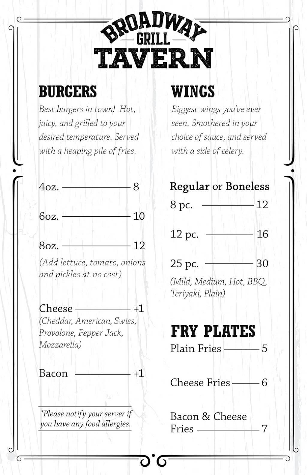 Broadway Grill & Tavern | restaurant | 2291, 8, S Broadway # A, Irvington, NY 10533, USA | 9145919861 OR +1 914-591-9861