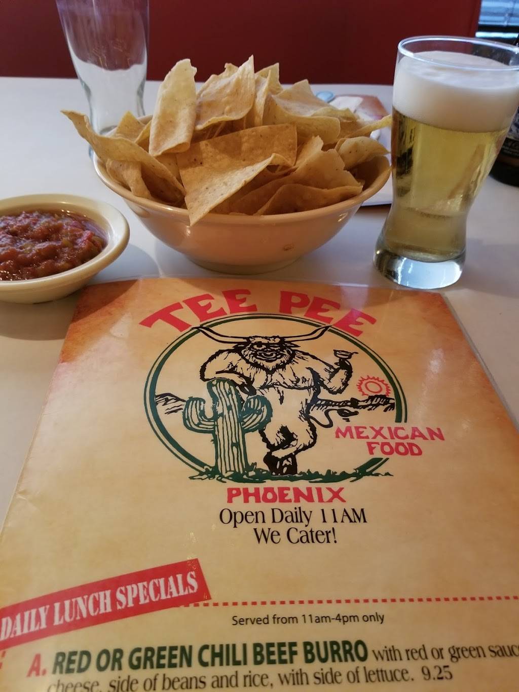 Tee Pee Mexican Food | restaurant | 4144 E Indian School Rd, Phoenix, AZ 85018, USA | 6029560178 OR +1 602-956-0178