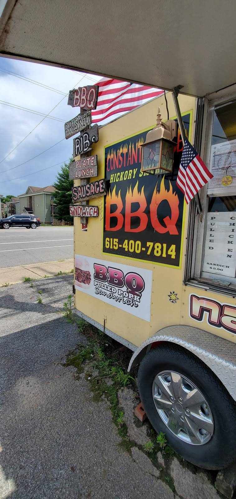 Constant Smoke BBQ | restaurant | 3414 Lebanon Pike, Hermitage, TN 37076, USA | 6154007814 OR +1 615-400-7814