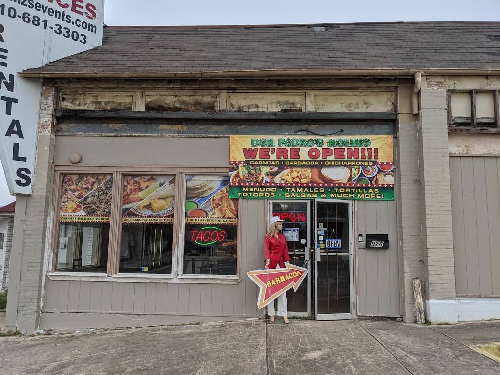 Don Pedros Molino | restaurant | 926 Fredericksburg Rd, San Antonio, TX 78201, USA | 2103663066 OR +1 210-366-3066