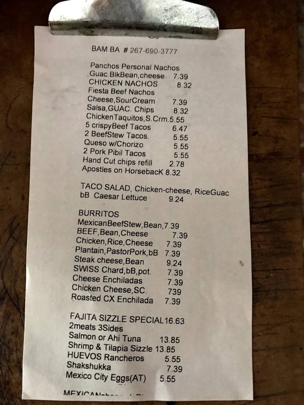 La Bamba | restaurant | 600 Catharine St, Philadelphia, PA 19147, USA | 2676903777 OR +1 267-690-3777