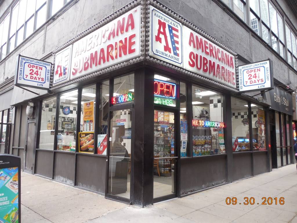 Americana Submarine | restaurant | 400 S Clark St, Chicago, IL 60605, USA | 3129221275 OR +1 312-922-1275