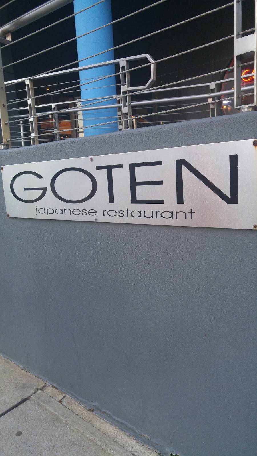 Goten | restaurant | 1719 West End Ave #101, Nashville, TN 37203, USA | 6153214537 OR +1 615-321-4537
