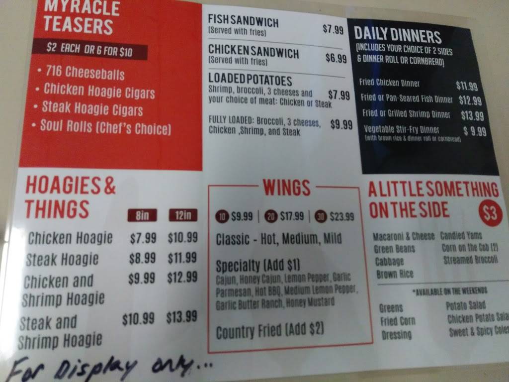 Myracles restaurant | restaurant | 200 William St, Buffalo, NY 14204, USA | 7162481228 OR +1 716-248-1228