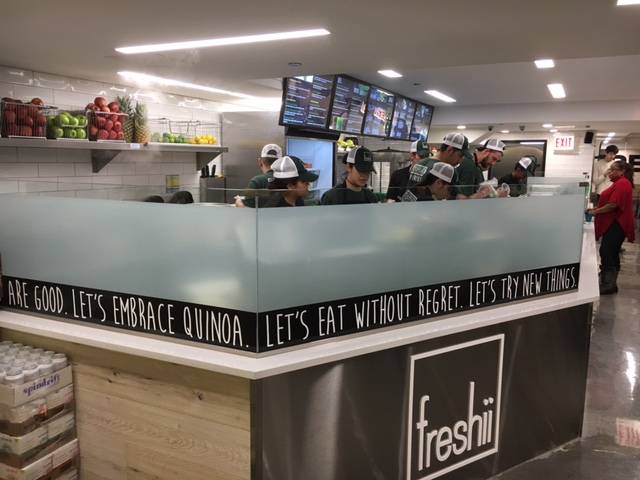 freshii | restaurant | 233 N Michigan Ave, Chicago, IL 60601, USA | 3123441178 OR +1 312-344-1178