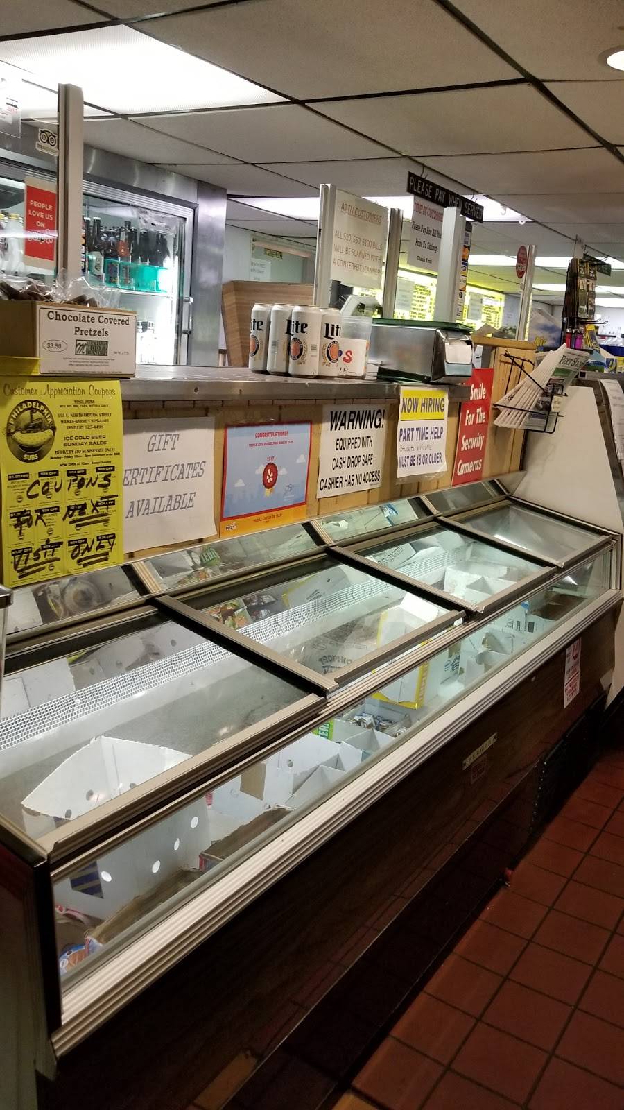 Philadelphia Subs | restaurant | 555 E Northampton St, Wilkes-Barre Township, PA 18702, USA | 5708254463 OR +1 570-825-4463