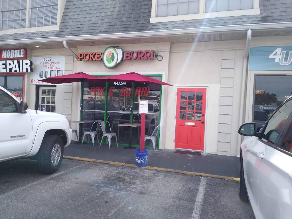 Poke Burri Tampa | cafe | 4034 W Kennedy Blvd, Tampa, FL 33609, USA | 8134054019 OR +1 813-405-4019