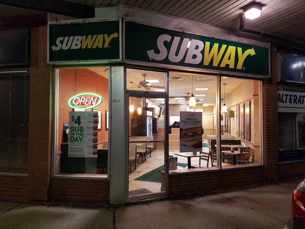 Subway | restaurant | 1533 Steeles Ave E, North York, ON M2M 3Y7, Canada | 4162259213 OR +1 416-225-9213