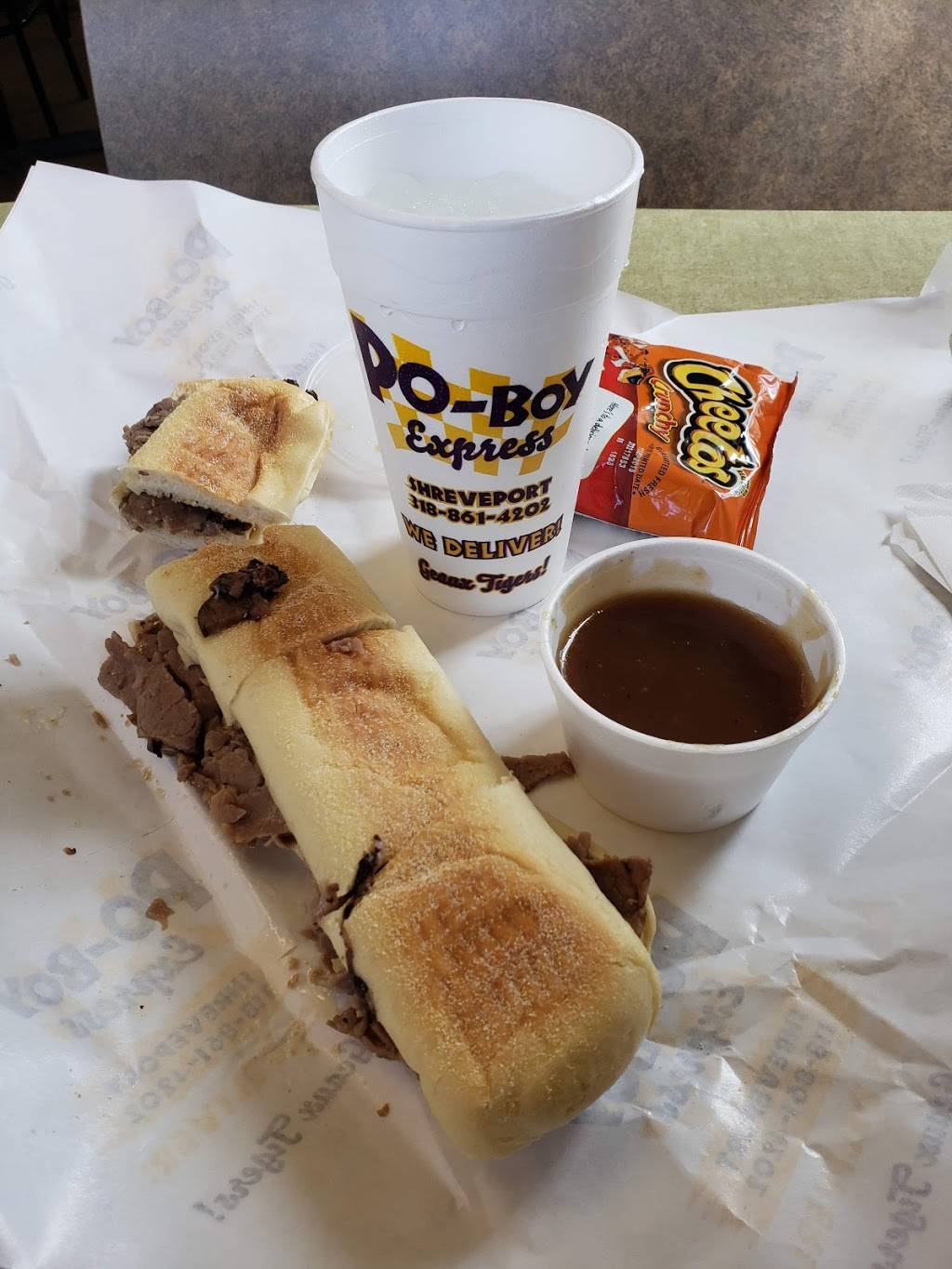 PO Boy Express | restaurant | 6917 Line Ave, Shreveport, LA 71106, USA | 3188614202 OR +1 318-861-4202