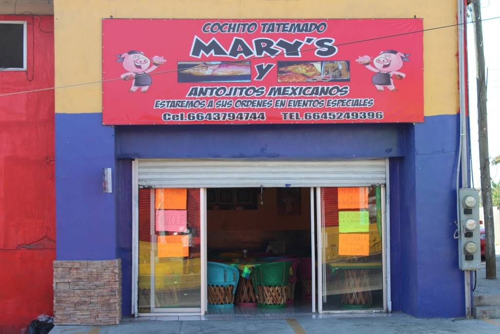 RESTAURANTE EL COCHITO TATEMADO DE MARY`S | restaurant | Calle Puerto Escondido 19002, Buenos Aires Sur, 22207 Tijuana, B.C., Mexico | 016645249396 OR +52 664 524 9396