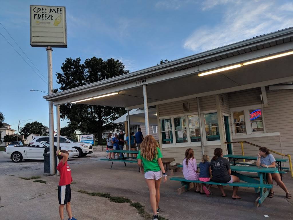 Cree-Mee Freeze | restaurant | 100 S Main St, Concordia, MO 64020, USA | 6604632272 OR +1 660-463-2272