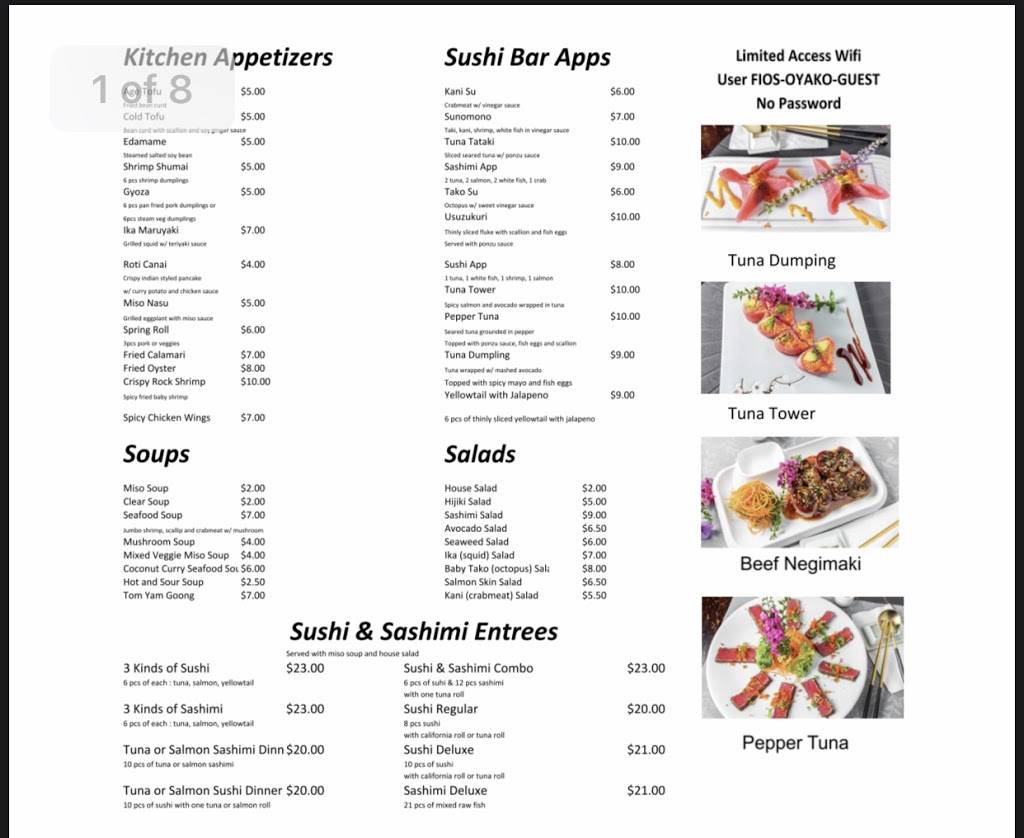 Oyako Tsos Sushi and Hibachi Steakhouse | restaurant | 6 W Main St, Freehold Township, NJ 07728, USA | 7328661988 OR +1 732-866-1988