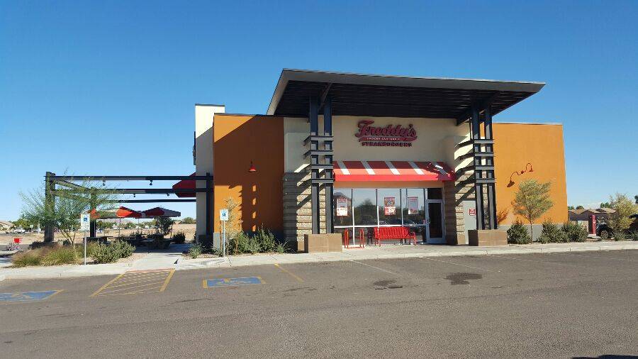 Freddys Frozen Custard & Steakburgers | restaurant | 21467 N John Wayne Pkwy, Maricopa, AZ 85139, USA | 5205685060 OR +1 520-568-5060