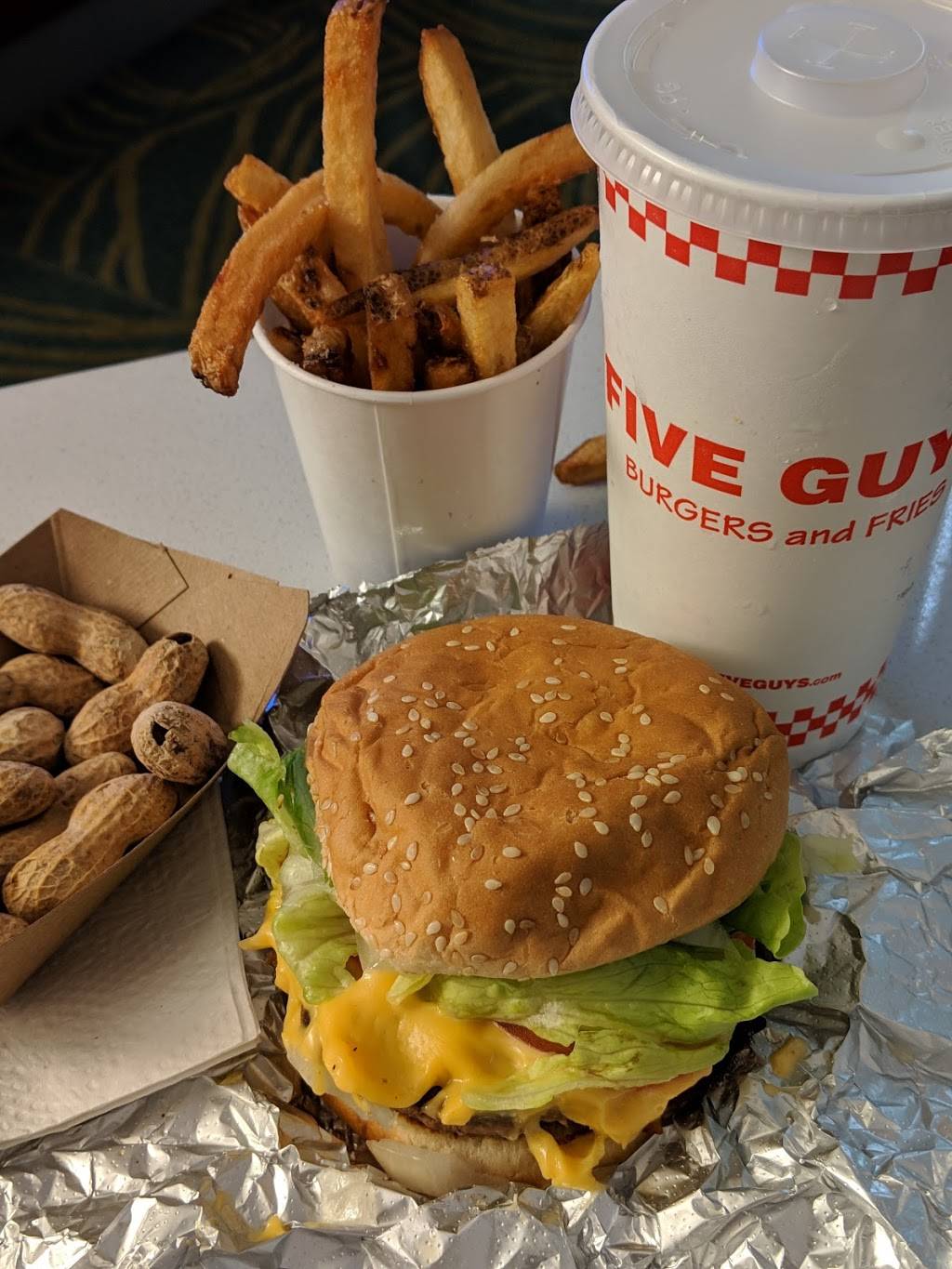 Five Guys | meal takeaway | 1085 E Brokaw Rd, San Jose, CA 95131, USA | 4084411345 OR +1 408-441-1345