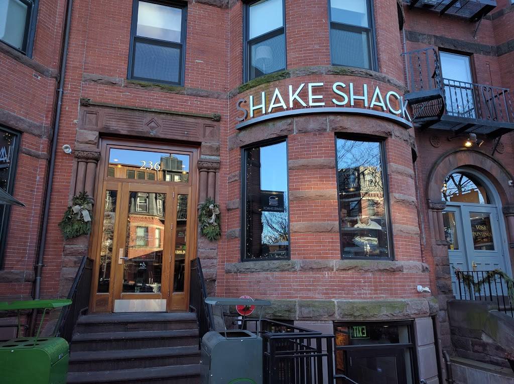 Shake Shack | restaurant | 234-236 Newbury St, Boston, MA 02116, USA | 6179335050 OR +1 617-933-5050