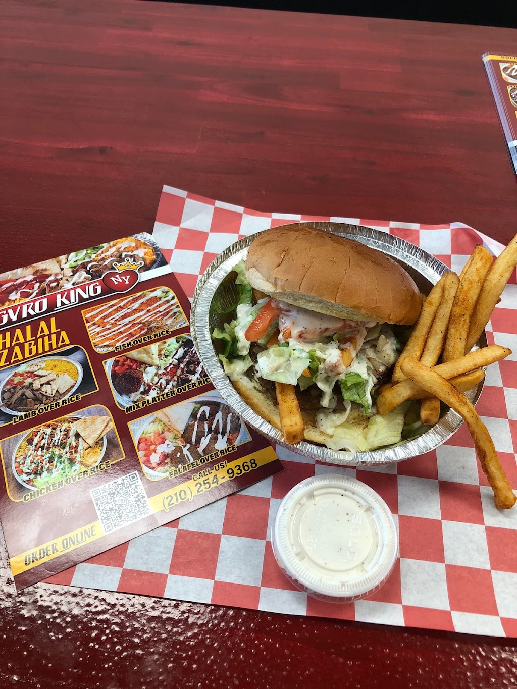 NY Gyro King | restaurant | 19903 Stone Oak Pkwy suite 102, San Antonio, TX 78258, USA | 2102549368 OR +1 210-254-9368