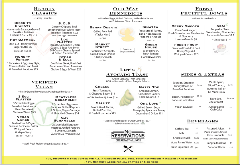 No Reservations | restaurant | 626 S New York Rd, Galloway, NJ 08205, USA | 6093804853 OR +1 609-380-4853