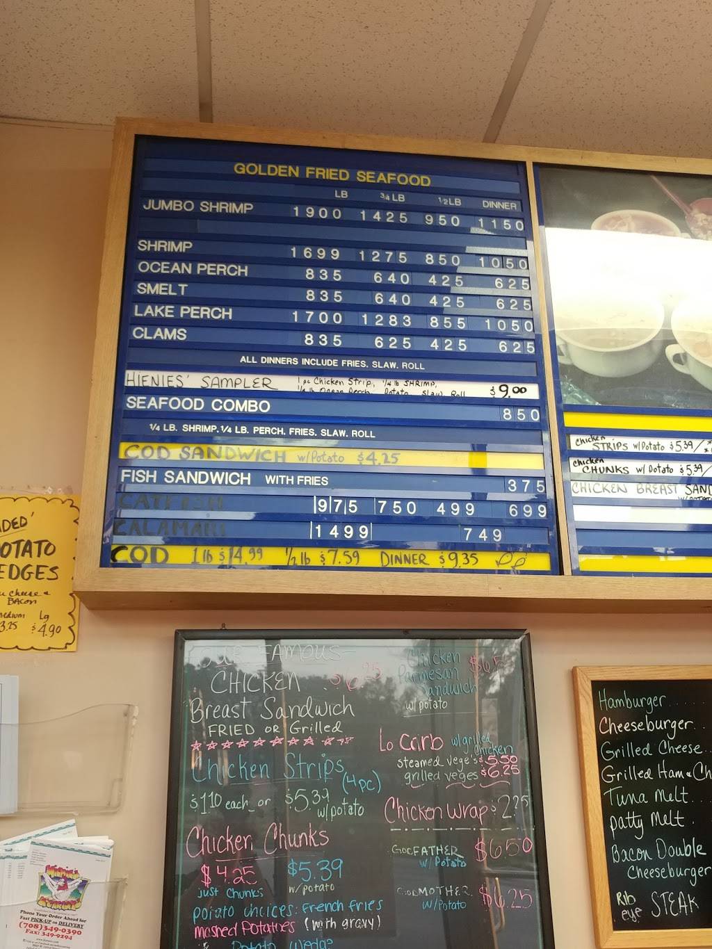 Hienies McCarthys | restaurant | 9869 W 143rd St, Orland Park, IL 60462, USA | 7083490390 OR +1 708-349-0390