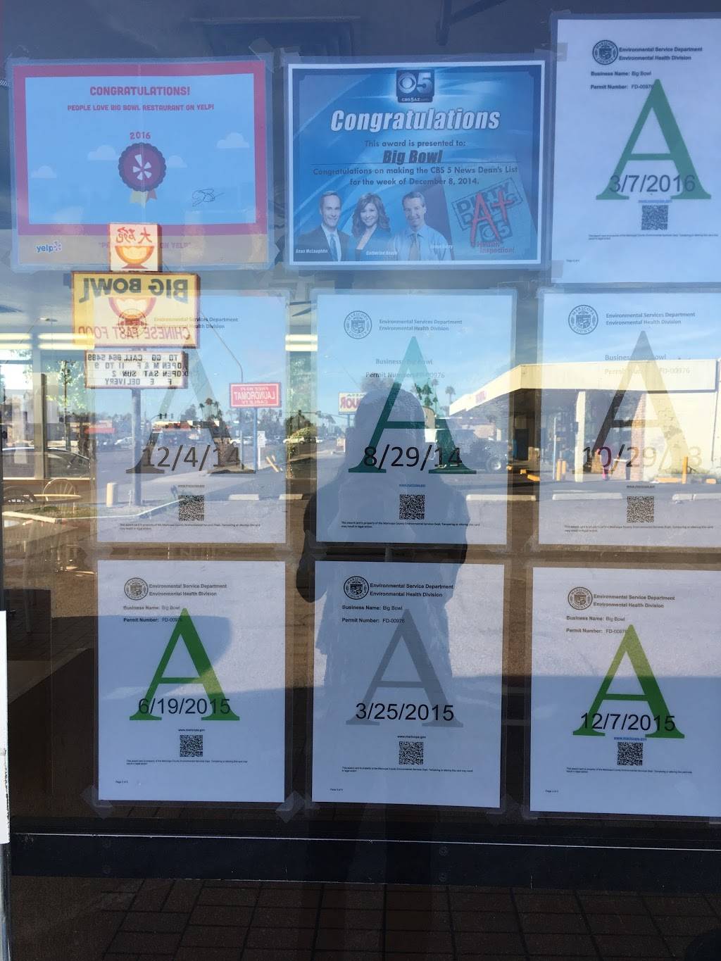 Big Bowl Chinese Restaurant | restaurant | 1910 E Broadway Rd, Mesa, AZ 85204, USA | 4808333333 OR +1 480-833-3333