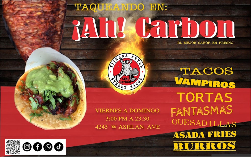 !Ah Carbon Tacos | restaurant | 4245 W Ashlan Ave, Fresno, CA 93722, USA | 5594578567 OR +1 559-457-8567