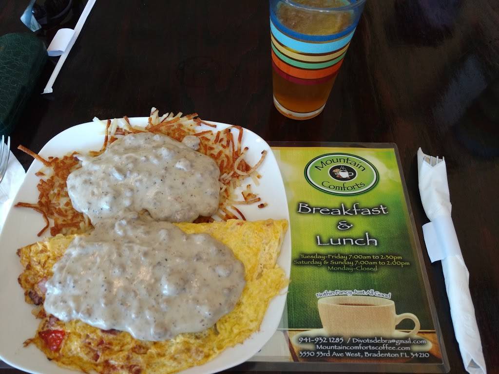 Mountain Comforts Coffee Cafe | cafe | 3550 53rd Ave W, Bradenton, FL 34210, USA | 9419321285 OR +1 941-932-1285