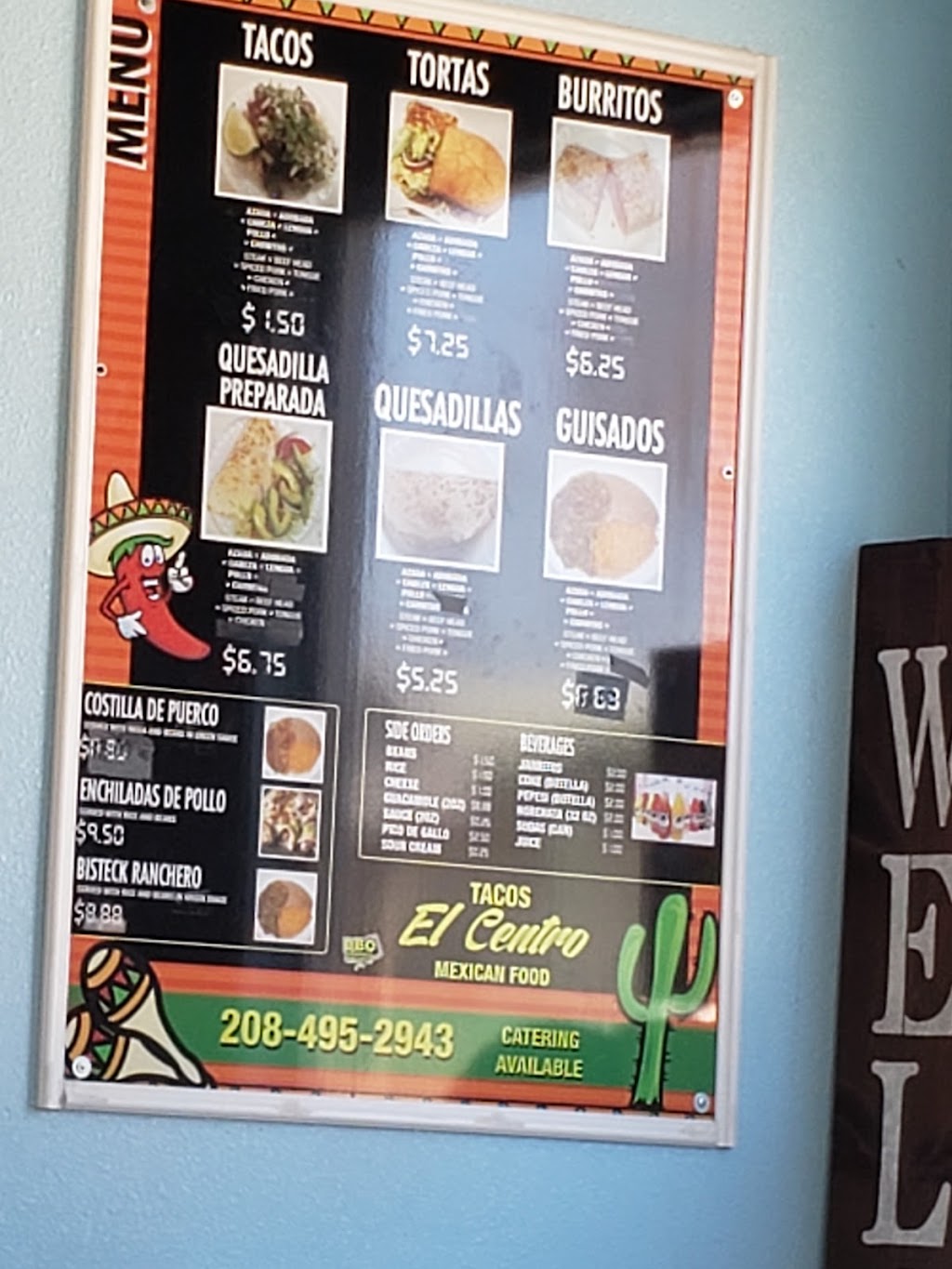 Tacos El Centro | restaurant | 309 Carrie Rex Ave, Melba, ID 83641, USA | 2084952943 OR +1 208-495-2943