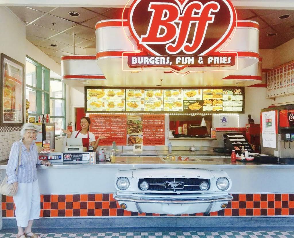 BFF Burgers, Fish And Fries | meal takeaway | 5500 Grossmont Center Dr, La Mesa, CA 91942, USA | 6196673588 OR +1 619-667-3588
